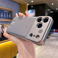 Nouveau étui de téléphone portable en cuir d'aromathérapie pour iPhone 17 Air 16 Pro Max parfum de lentille magnétique givré couverture arrière antichoc