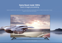 Téléviseur intelligent QLED 4K UHD 65 pouces pour XiaoMi TV a Pro 65 2026 Version Globale avec fréquence de rafraîchissement de 60 Hz, HDR10+, Dolby Audio et commande vocale