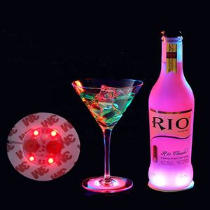 Sous-verres LED personnalisés avec logo et bâtonnets lumineux en <span class=keywords><strong>EVA</strong></span> pour bar et fête - Product Image 4