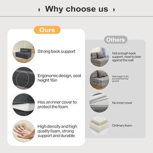 Sofá <span class=keywords><strong>Cama</strong></span> Individual Convertible, Cómodo y Plegable, Sofá <span class=keywords><strong>que</strong></span> <span class=keywords><strong>se</strong></span> <span class=keywords><strong>Convierte</strong></span> <span class=keywords><strong>en</strong></span> <span class=keywords><strong>Cama</strong></span> - Product Image 4