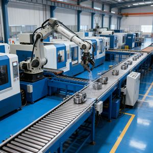 Pièces de machines <span class=keywords><strong>CNC</strong></span> de fabrication de précision en métal pour la fabrication de tôles, services d'usinage pour l'assemblage de groupes motopropulseurs électriques - Product Image 2