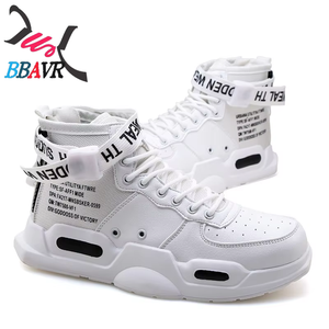Baskets montantes décontractées pour hommes de marque, chaussures de basketball et de tennis tendance pour garçons, antidérapantes, avec doublure en maille, pour activités de plein air et tout-terrain - Product Image 2