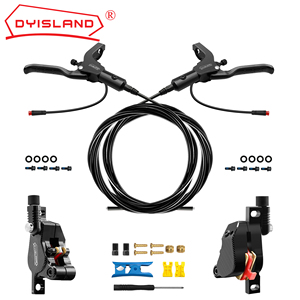 Dyisland ชุดดิสก์เบรกไฮดรอลิก LD-210ชุดเบรคไฮดรอลิกแบบปิดสำหรับสกู๊ตเตอร์ไฟฟ้าอัพเกรดเบรกไฮดรอลิก2ขา - Product Image 1