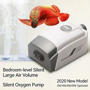 Toptan Modern Süper Sessiz Taşınabilir Akvaryum Oksijen Pompası Çift Delikli Regülatör Balık Tankı Aksesuarları Yatak Odası ve Veranda Kullanımı - Product Image 5