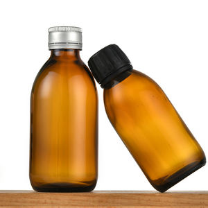 卸売り50ml空のアンバービタミンリーン咳液経口シロップ薬ガラス瓶キャップ付き - Product Image 4
