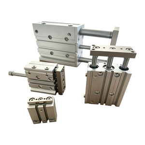 Airtac Three Axis Cylinder Wcm32 80 S Pneumatic Guide Rod Series Aluminum Body - Product Image 1