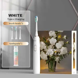 travel electric toothbrush type c water dental flosser with electric toothbrush