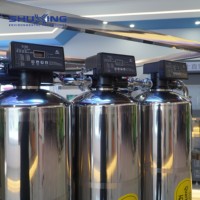 Système d'osmose inverse industriel 1000 LPH, réservoir filtrant en acier inoxydable 4040, équipement de filtration d'eau pour la transformation alimentaire