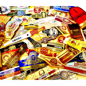 Etiquetas para Cigarros Hechas a Mano y Ecológicas |   Papel Artístico Texturizado y con Relieve en Lámina Dorada - Maestría en Manualidades - Product Image 5