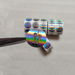 Tùy chỉnh không thấm nước long lanh Holographic Sticker trên cuộn - Product Image 1