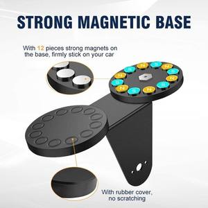 Support de barre de lumière magnétique Supports de montage universels pour lampe de travail Support à ventouse solide avec botte en <span class=keywords><strong>caoutchouc</strong></span> pour lampe de conduite tout-terrain - Product Image 5