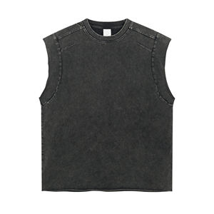 <b>Men's</b> Batik Sleeveless <b>Vest</b> 2025 Summer Cross-Border Vintage Washed Streetwear - Product Image 1