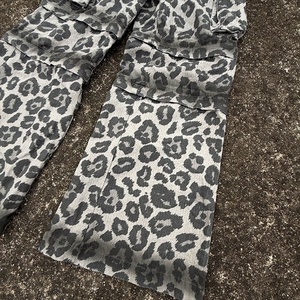 Customized High Quality All Print Leopard Cotton <b>Work</b> <b>Pants</b> Removable Zipper <b>Cargo</b> Shorts Casual Wear <b>Cargo</b> <b>Pants</b> Men Baggy - Product Image 5