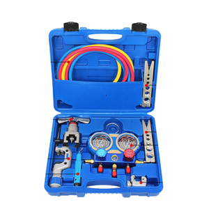 Hand Air Conditioner Tool Kit Vacuum Pump Flare Refrigerant Charging HVAC Installation Home AC Repair Maintenance CT-8A Alloy - Product Image 2