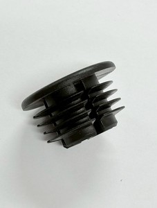 Insert de tube rond personnalisé 38*23 en plastique noir, quincaillerie de meubles OEM pour l'exportation en gros - Product Image 4