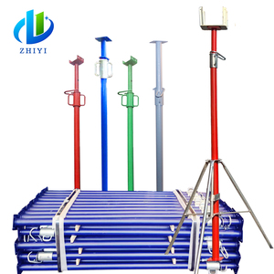 Có thể điều chỉnh + thép + Prop điều chỉnh ván khuôn xây dựng giàn giáo Heavy Duty Hỗ trợ/shoring thép Tripod Prop tay áo với NUT - Product Image 4