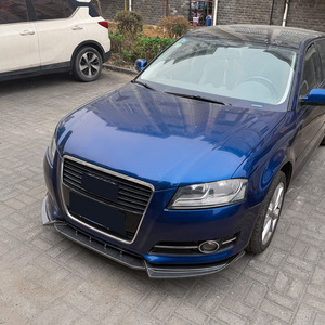 ชุดแต่งสปอยเลอร์หน้า Amp-Z สำหรับ Audi A3 8P ปี 2008-2012 สีดำเงา ลายคาร์บอนไฟเบอร์ - Product Image 1