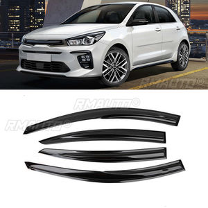 Déflecteurs de Vitres Fumés Anti-Vent, Pluie et Soleil pour Kia Rio 4 Hatchback et Berline 2018 2019 2020 2021+ - Product Image 2