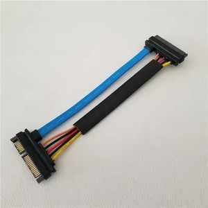 Cable de extensión de datos SATA de 22 pines (7+15 pines), cable de alimentación macho a hembra, disco duro de 3,3 V - Product Image 1