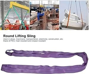 Venta caliente 100% poliéster 1T-12t eslingas redondas eslingas retráctiles sin fin lifing correas <span class=keywords><strong>eslinga</strong></span> unidireccional - Product Image 6