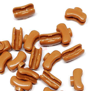 Delo Speelgoed (3 Kleuren) diy Bulk Plastic Bouwstenen Bakstenen Abs Materiaal Voedsel Brood Hot Dog/Worst Broodje (NO.25386) - Product Image 2