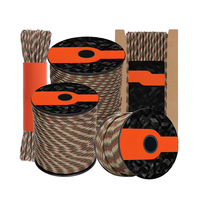 Cuerda de Paracaídas de 100m, 550 Paracord, 7 Hilos, 4mm, Cuerda de Supervivencia Resistente para Acampar al Aire Libre, Senderismo, DIY, Pulseras, Cuerda de Sujeción para Tiendas de Campaña