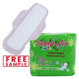 Sunny Air ODM Eco-friendly Cheap Menstrual Pads Multiform Panty Liner Breathable Sanitary Napkins Pads