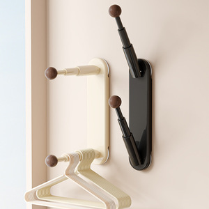 Clothes Organizer Wall Mounted Telescopic Space Saving For Clothing Storage Home Balcony Use - Product Image 4