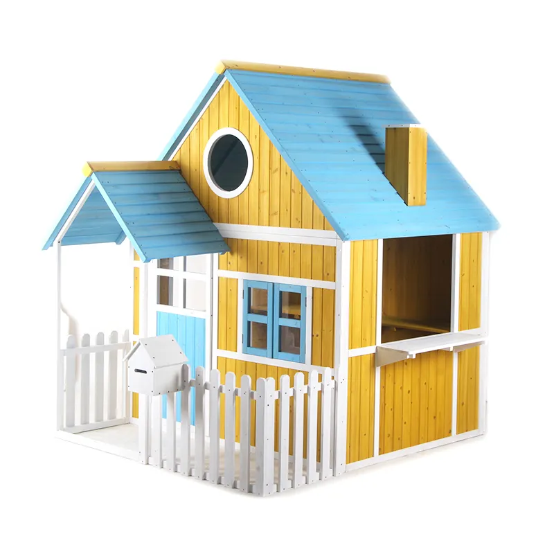 Maison de jeux en bois pour enfants, maison de jeux en bois pour enfants, cabane en bois, vente en gros