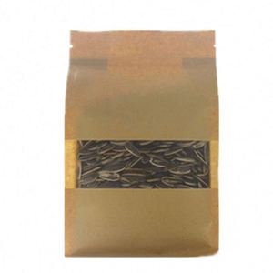 Sacs à café en papier kraft avec logo personnalisé, fabrication directe, sacs d'emballage alimentaire refermables, pack promotionnel - Product Image 3