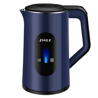Bouilloire Électrique Portable SL-030A-1B 2.0L Grande Capacité 1500W Acier Inoxydable Arrêt Automatique Base Rotative à 360° Hôtel Maison OEM W