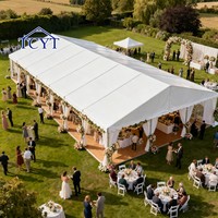 Tente de réception de mariage mobile romantique personnalisée de style allemand, tente de réception pour mariage