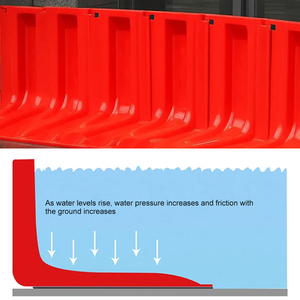Barrière d'eau en ABS anti-corrosion, résistante aux UV, pour installation extérieure permanente, idéale pour les zones côtières et les usines chimiques - Product Image 5