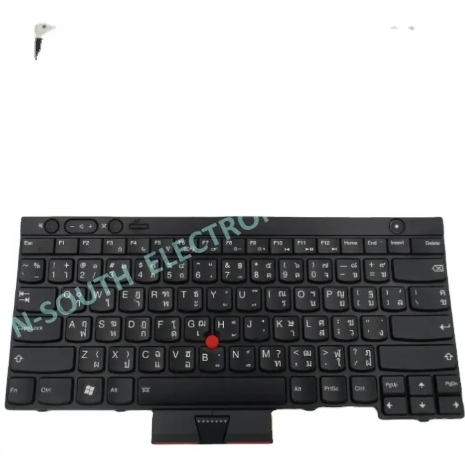 Genuine new laptop keyboard for lenovo t530 t430 t430s x230 w530 thai 04w3097 Black