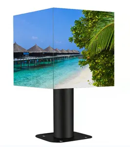 Latest Products Waterproof 4 Sided 5 Sided P2.5 Outdoor LED Cube Display Digital Advertising LED Cube For Retail Stores