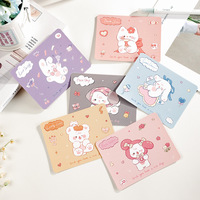 Carte de vœux mignonne de dessin animé, carte postale DIY pour étudiant, message Tanabata, carte de vœux d'anniversaire