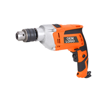 Perceuse électrique filaire à vitesse variable 220V puissante pour travaux de décoration, perceuse à percussion chinoise