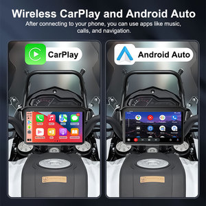 Wireless Carplay 5 Inch Waterproof Motorcycle <strong>Touch</strong> Screen Motor Gps Navigation Android Auto <strong>Player</strong> with BSD 2K DVR Camera TPMS - Product Image 4