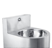 Toilette monobloc en acier inoxydable 304 avec lavabo prison
