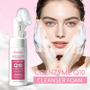 Mousse Nettoyante Icesea Coenzyme Q10 120ml, Mousse Nettoyante aux Acides Aminés avec Brosse Intégrée, Vente en Gros OEM - Product Image 1