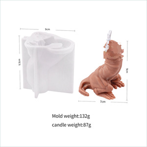 Khuôn silicon làm đồ chơi tình dục hình cá sấu, phụ nữ với dương vật 3D hài hước, khuôn làm bánh, thạch cao, sô cô la, nến - Product Image 2