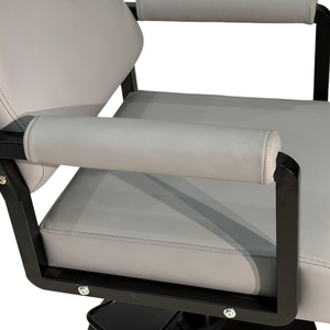 Fauteuil de Barbier Moderne Robuste au Design Audacieux, Pivotant à 360°, Hydraulique, Inclinable et Réglable pour Salon de Coiffure et Esthétique - Product Image 6