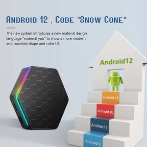 T95Z <span class=keywords><strong>Plus</strong></span> Android 12 Smart TV Box Allwinner H618 Quad-Core 4GB/32GB Doble WiFi 8K Streaming para Europa Italia - Product Image 3