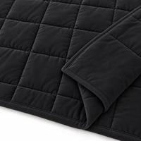 Selimut Berbobot Quilted Rata-Rata 100% Poliester, Selimut Berat Lembut dan Bernapas, Selimut Gravitasi dengan Butiran Mikro Kaca untuk Empat Musim