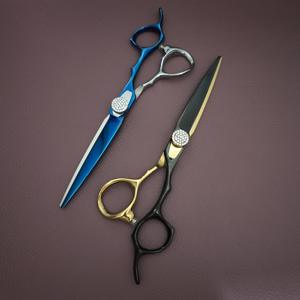 กรรไกรตัดผมมืออาชีพ Mlu ขนาด 6.5 นิ้ว ใบมีดสแตนเลสคม ด้ามจับยาว สำหรับทำผม - Product Image 5