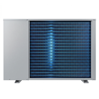 Chauffe-eau monobloc air-eau haute performance 8 kW à faible température avec onduleur DC Système de pompe à chaleur EVI A+++ haute température ECO R290 au propane
