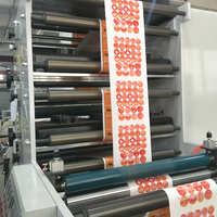 Mesin Cetak Flexografi Otomatis Presisi 7 Warna Baru untuk Label Kantong Plastik Kertas Kecepatan Tinggi Roll-to-Roll