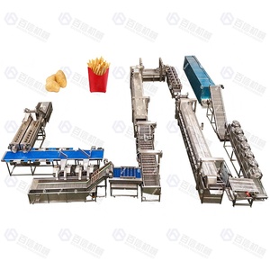 Ligne de production de chips de banane semi-automatique innovante avec acier inoxydable 304, capacité de 30 à 50 kg/h, prête à être expédiée - Product Image 1
