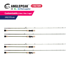 Canne à pêche au jigging <span class=keywords><strong>en</strong></span> fibre <span class=keywords><strong>de</strong></span> carbone Factorysale avec poignée <span class=keywords><strong>en</strong></span> liège et anneaux LS, 1,83 m et 1,91 m, pour la pêche au grouper <span class=keywords><strong>en</strong></span> eau salée - Product Image 3