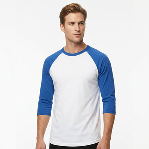 Camiseta de algodón de bambú para hombre con dobladillo curvo, manga corta, anti-bolitas, proveedor mayorista, directo de fábrica OEM - Product Image 3